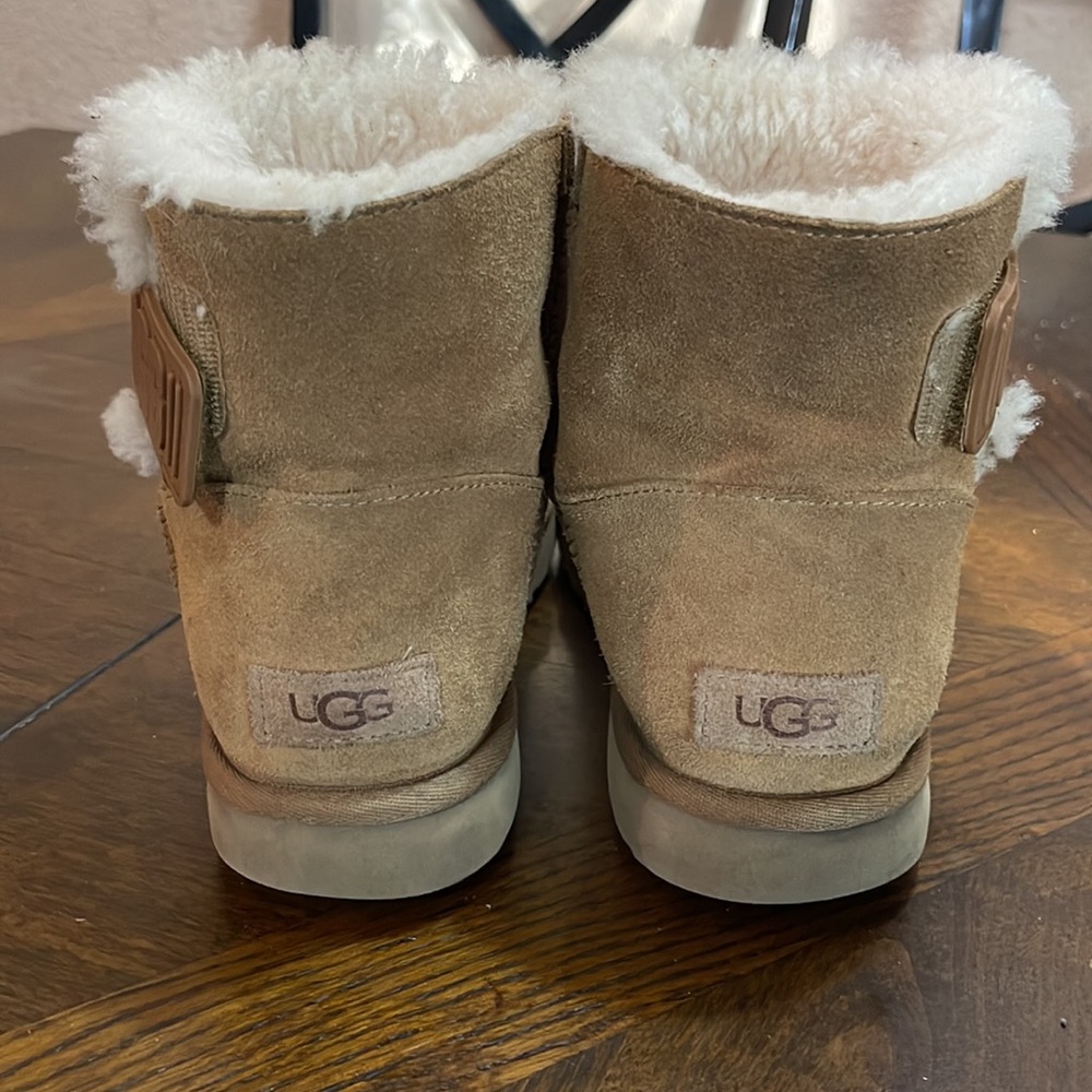 Ugg Mini Bailey Logo Strap Boots - image 5